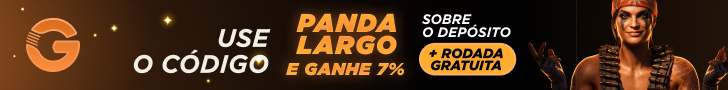 Use o código PANDA LARGO na GGBAND e ganhe 7% sobre o depósito + rodada gratuita