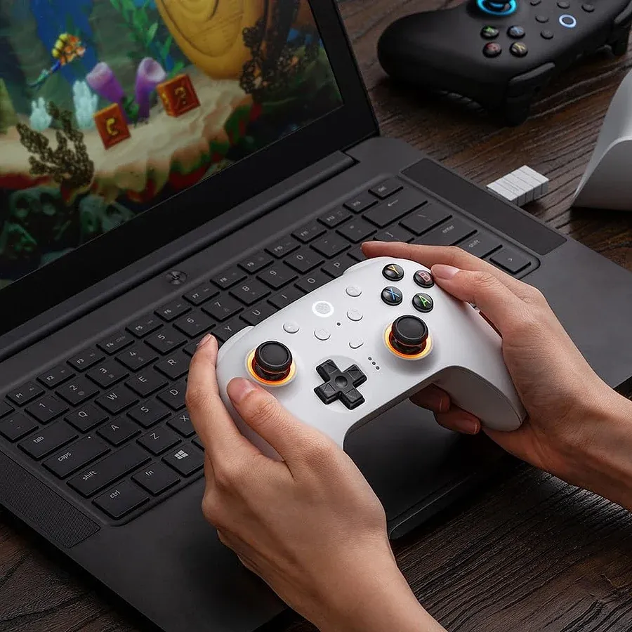 8BitDo Ultimate 2 Wireless controle sem fio com sticks TMR e dock de carregamento