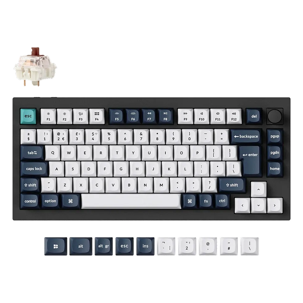 Keychron — Q1 Max QMK/VIA Teclado Mecânico Personalizado