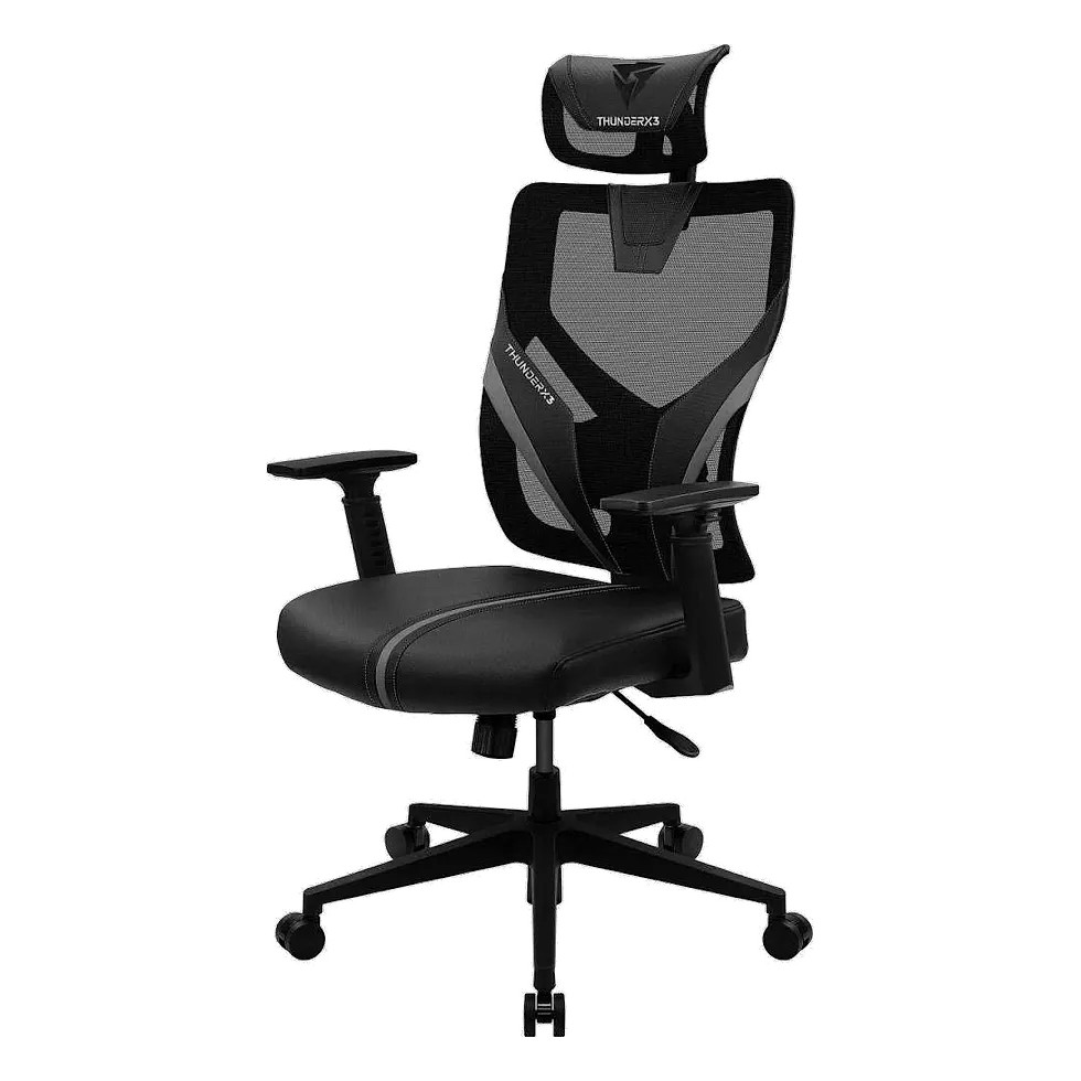 ThunderX3 YAMA1 — cadeira ergonômica com encosto mesh e apoio lombar integrado