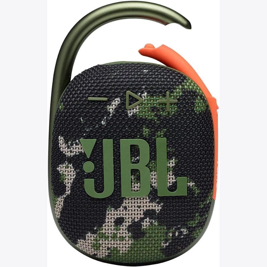 JBL Clip 4 caixa de som 5W IPX7 com mosquetão integrado para prender em mochila