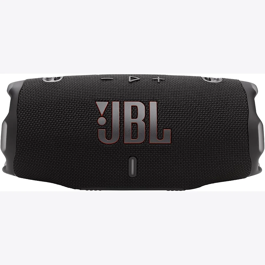 JBL Charge 6 caixa de som Bluetooth vermelha com porta USB-A para carregar celular