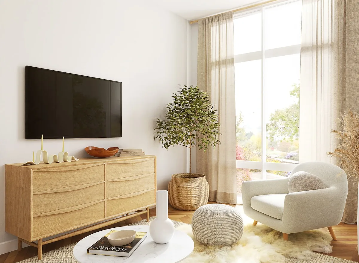 Configurações de modo jogo, VRR e HDMI 2.1 na TV TV grande com Modo Jogo ativado exibindo configurações de HDMI 2.1 e VRR no menu