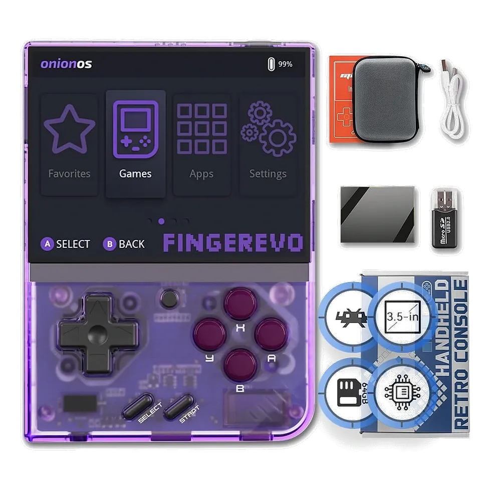 Miyoo — Mini Plus OnionOS Console Portátil 3.5"