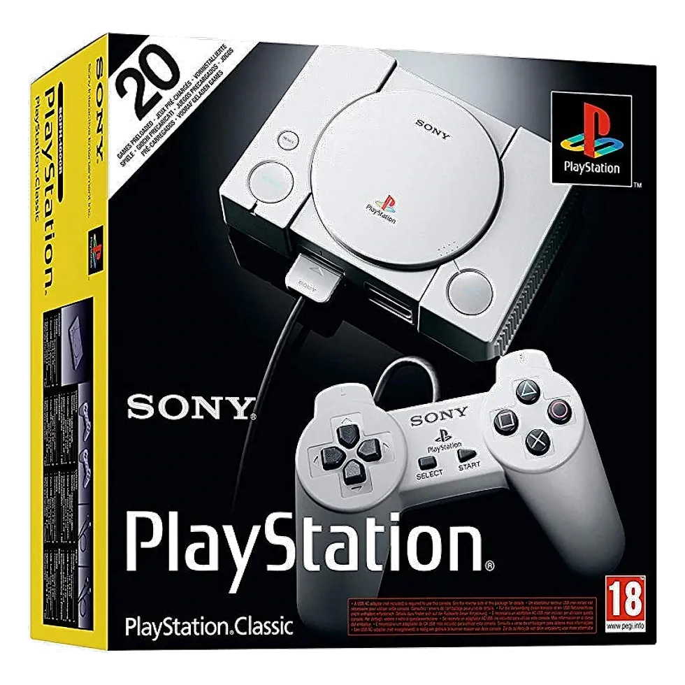 Sony — PlayStation Classic com 20 jogos clássicos