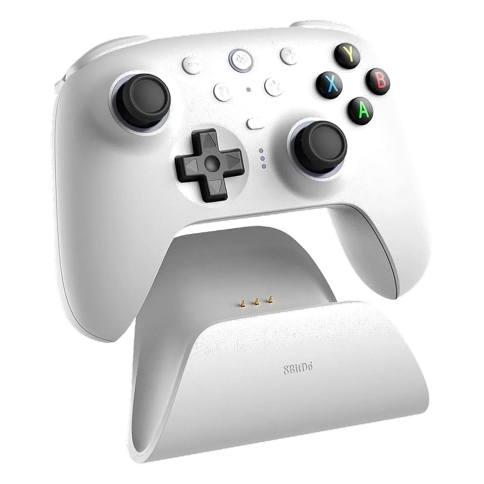 8BitDo Ultimate 2 controle sem fio com dongle 2.4GHz e Bluetooth, sensores TMR anti-drift