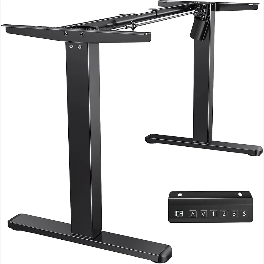 DT3 Sports F40 standing desk elétrica com dual motor 24V e tampo MDP 25mm