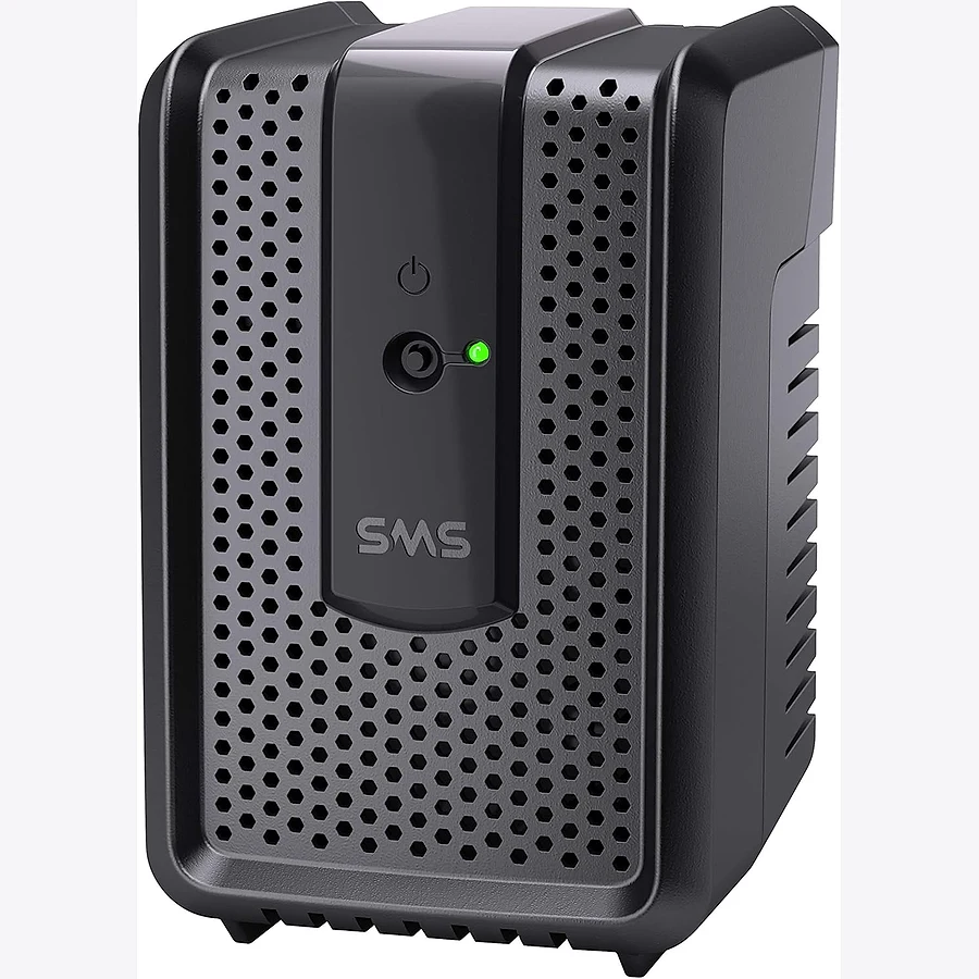 SMS Revolution Speedy 500VA estabilizador bivolt com quatro tomadas NBR 14136