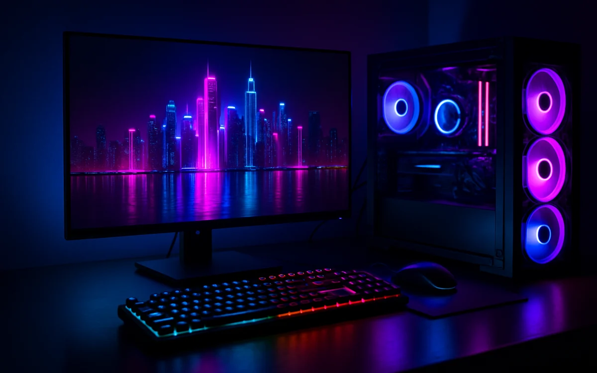 Controle de videogame branco ao lado de um cabo HDMI enrolado sobre uma mesa de madeira