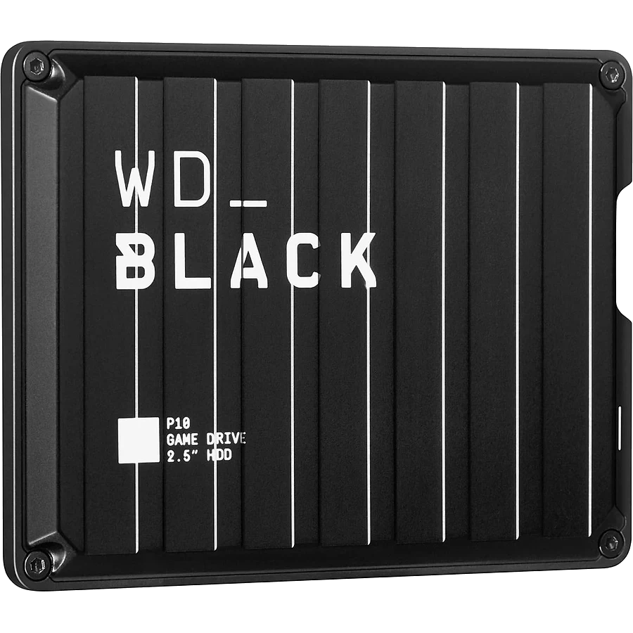 HD externo WD_BLACK P10 Game Drive 2TB voltado para consoles