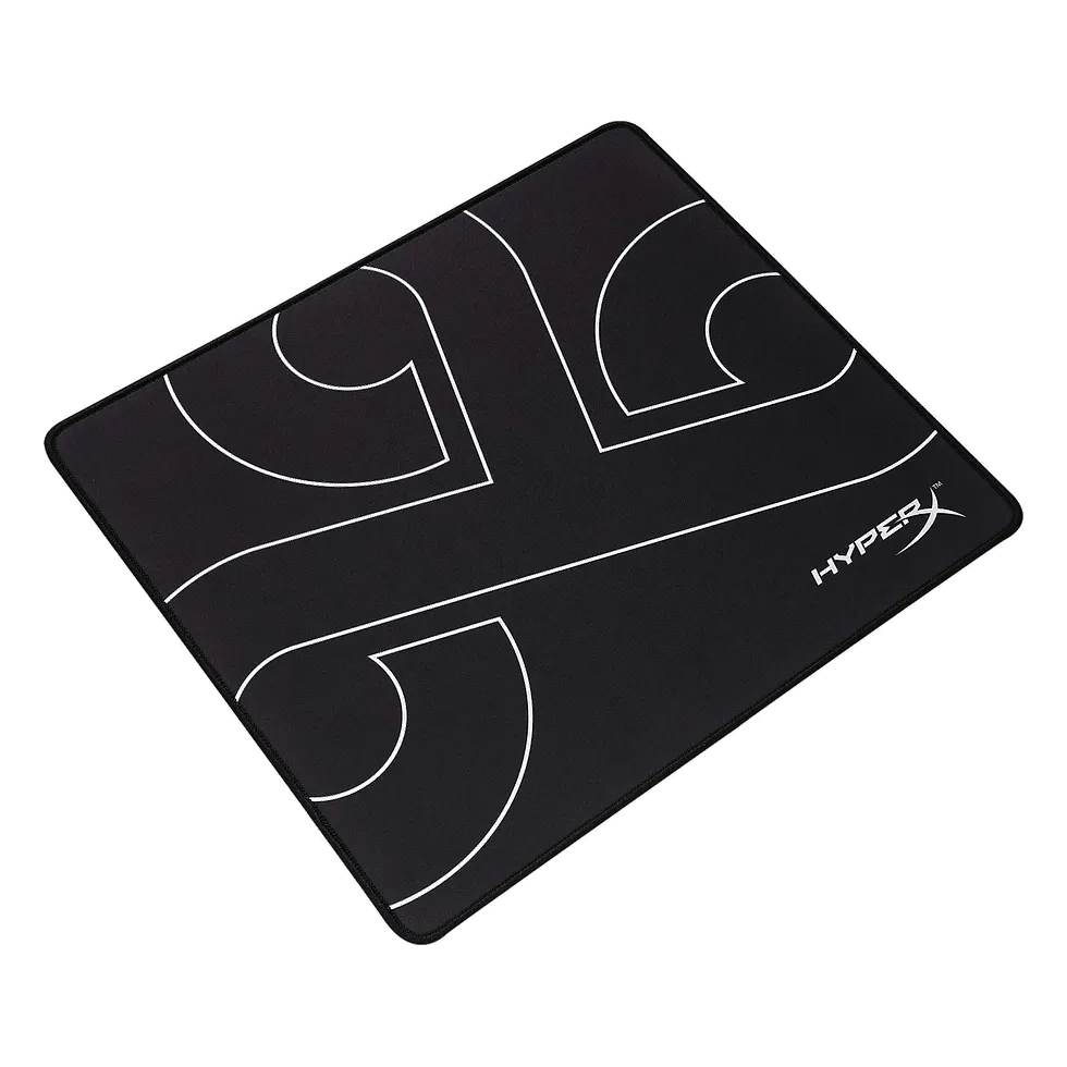 HyperX Fury S mousepad gamer Large 450x400mm tecido borda costurada base borracha preta