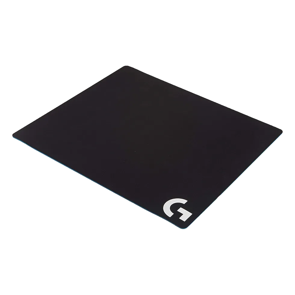 Logitech G640 mousepad de tecido gamer grande preto vista de cima