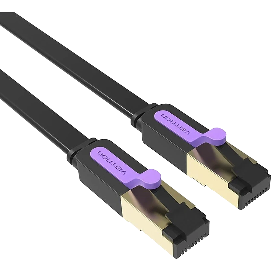 Cabo de rede Vention Cat7 achatado com blindagem dupla