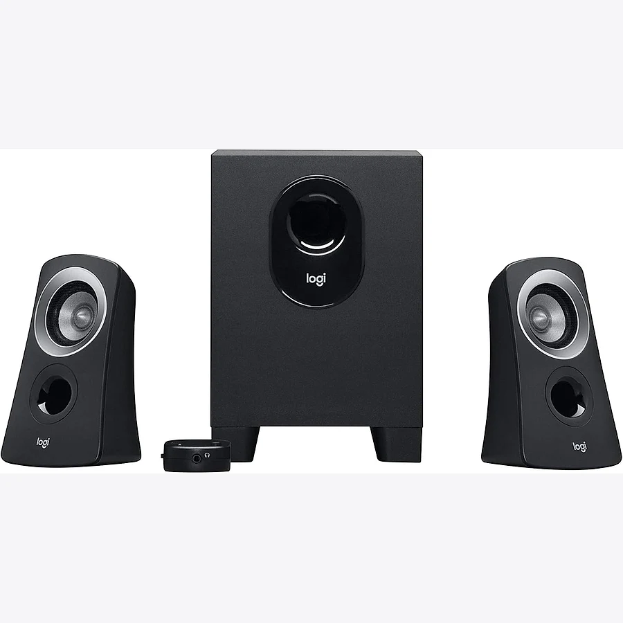 Logitech Z313 sistema 2.1 com subwoofer e dois satélites para PC gamer