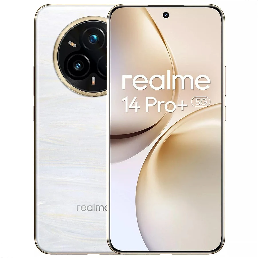 Realme 14 Pro+ 5G celular com câmera periscópica OIS e tela OLED para jogar Free Fire