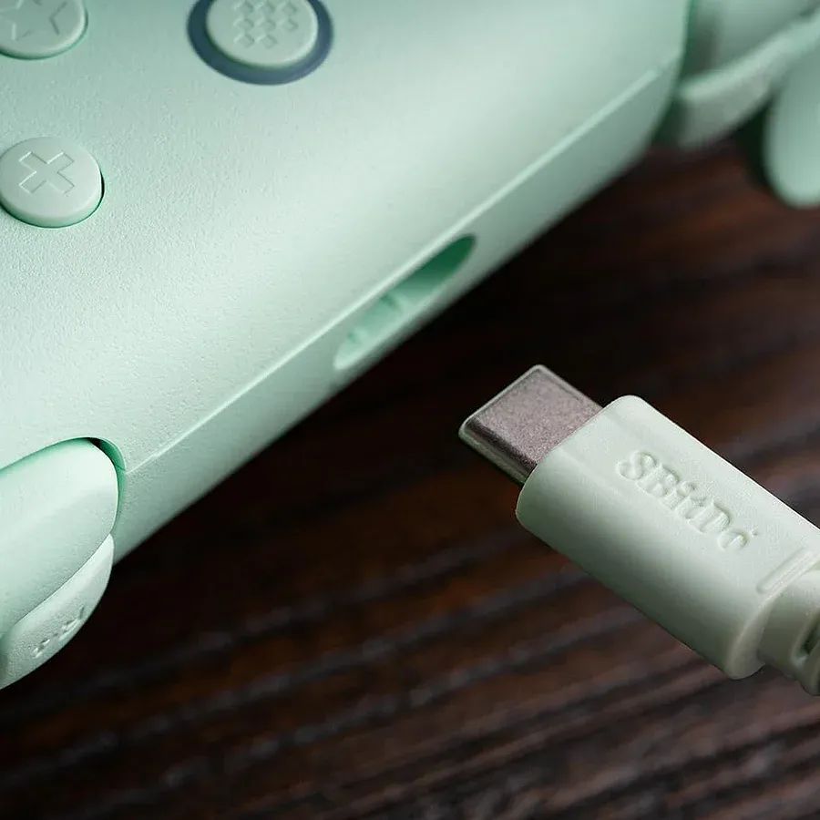 8BitDo Ultimate 2C controle Bluetooth Hall Effect para celular e PC verde
