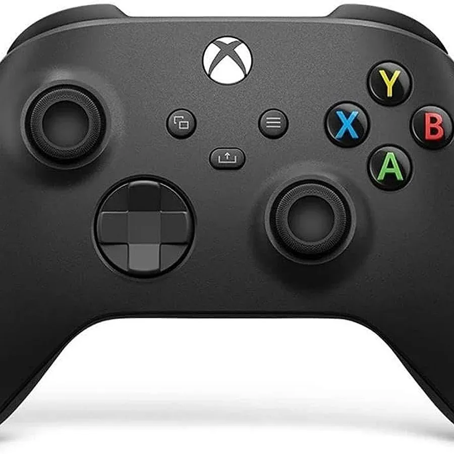 Xbox Wireless Controller Carbon Black com D-PAD facetado para jogos de luta no PC