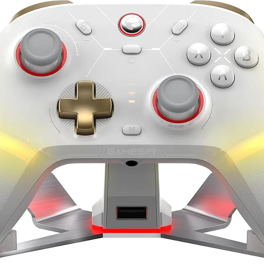 GameSir Cyclone 2 controle sem fio com analógicos TMR polling rate 1000Hz e dock de carga