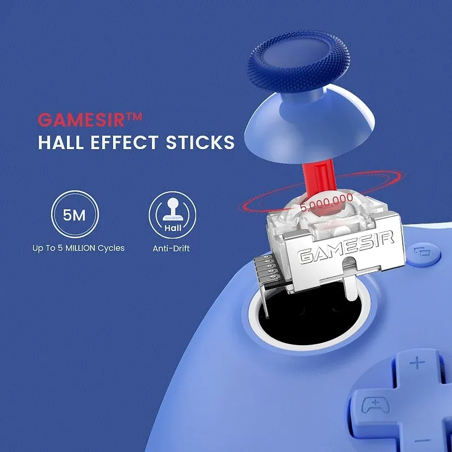8BitDo Ultimate 2C controle com fio hall effect para Xbox e PC em cor verde