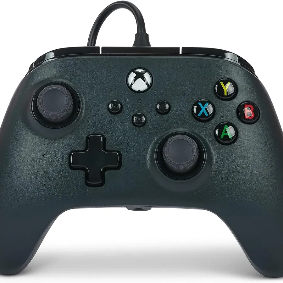 PowerA controle com fio para Xbox Series e PC preto com botões avançados