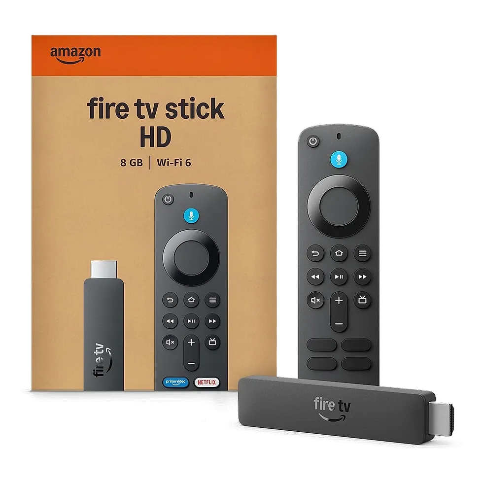 Fire TV Stick HD com controle Alexa para cloud gaming em TV Full HD
