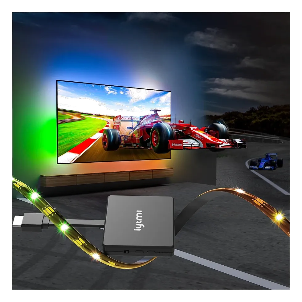 Lytmi bastão de sincronização HDMI 2.0 com fita LED cortável para TV