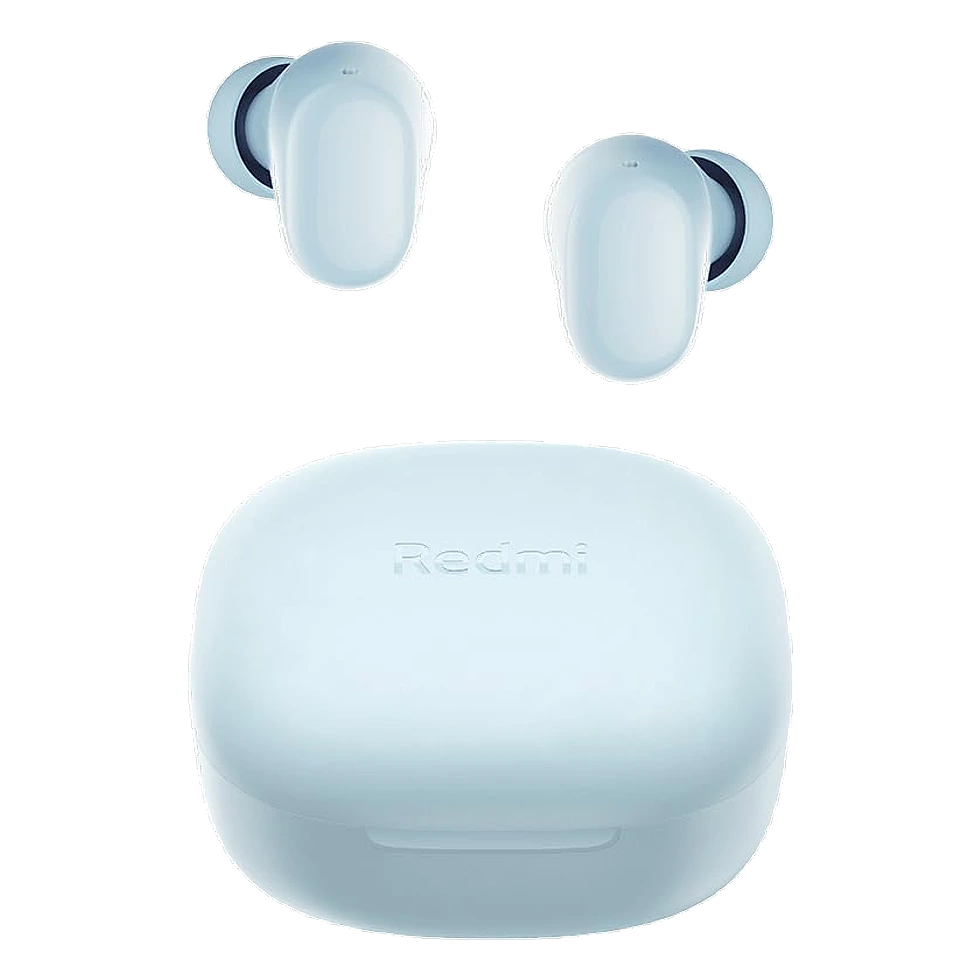 Xiaomi Redmi Buds 6 Play azul com fones sem fio e estojo de carregamento compacto
