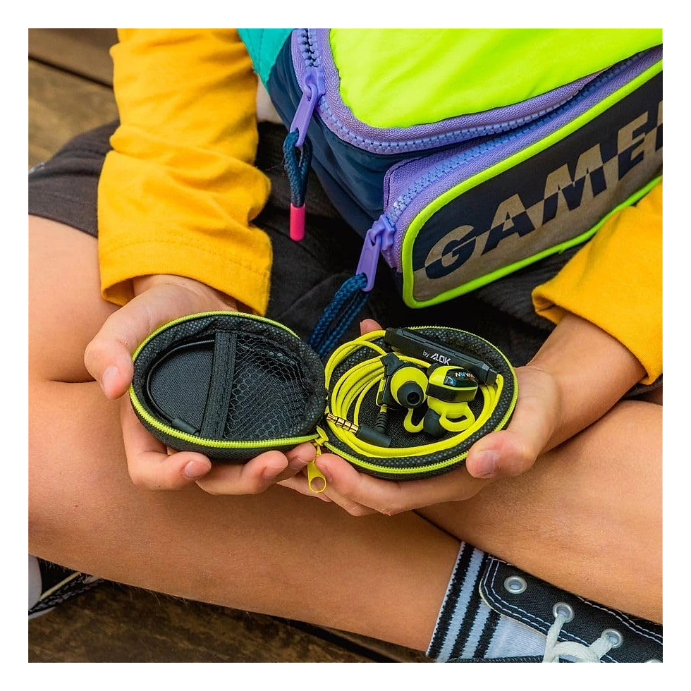WAAW Energy 10EWG preto e vermelho com ganchos, estojo e microfone destacável