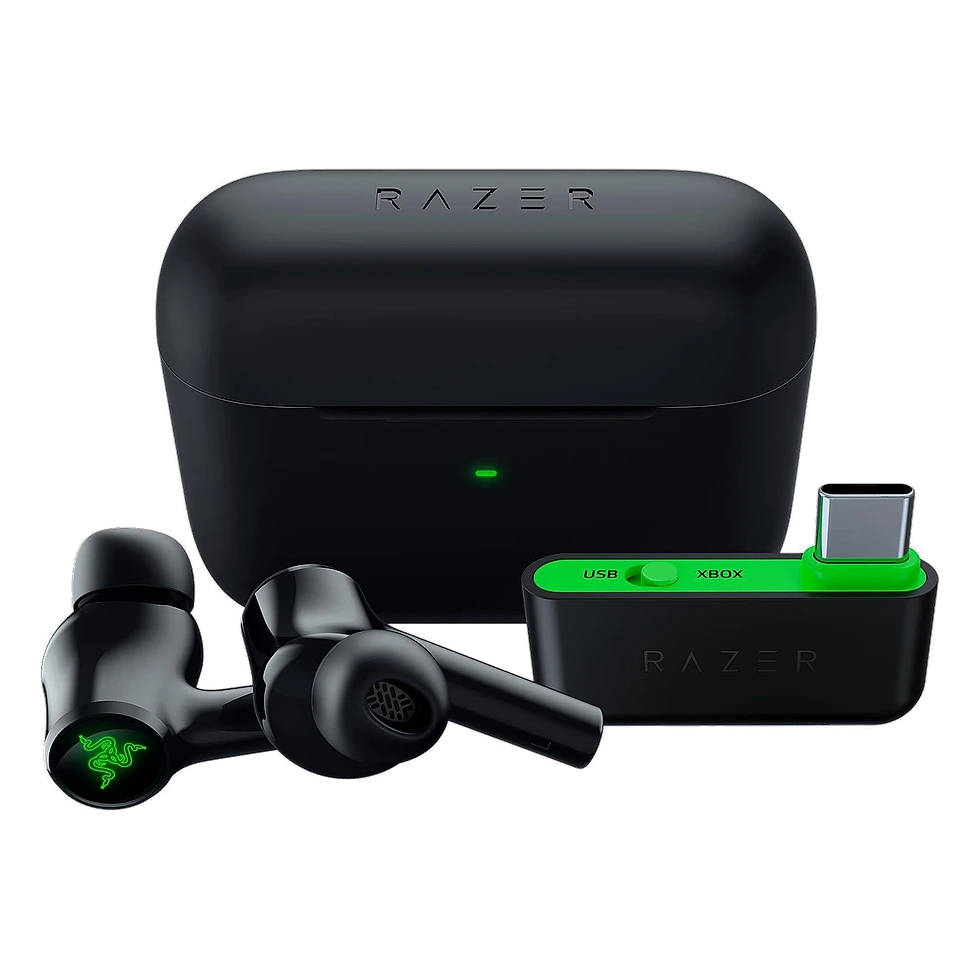 Razer Hammerhead HyperSpeed para Xbox com estojo e adaptador sem fio USB-C