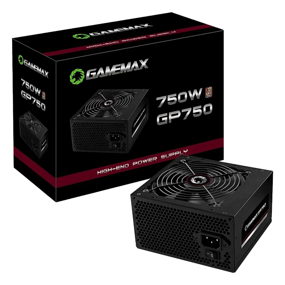 Fonte Gamemax GP750 750W 80 Plus Bronze com PFC ativo e ventoinha 120mm