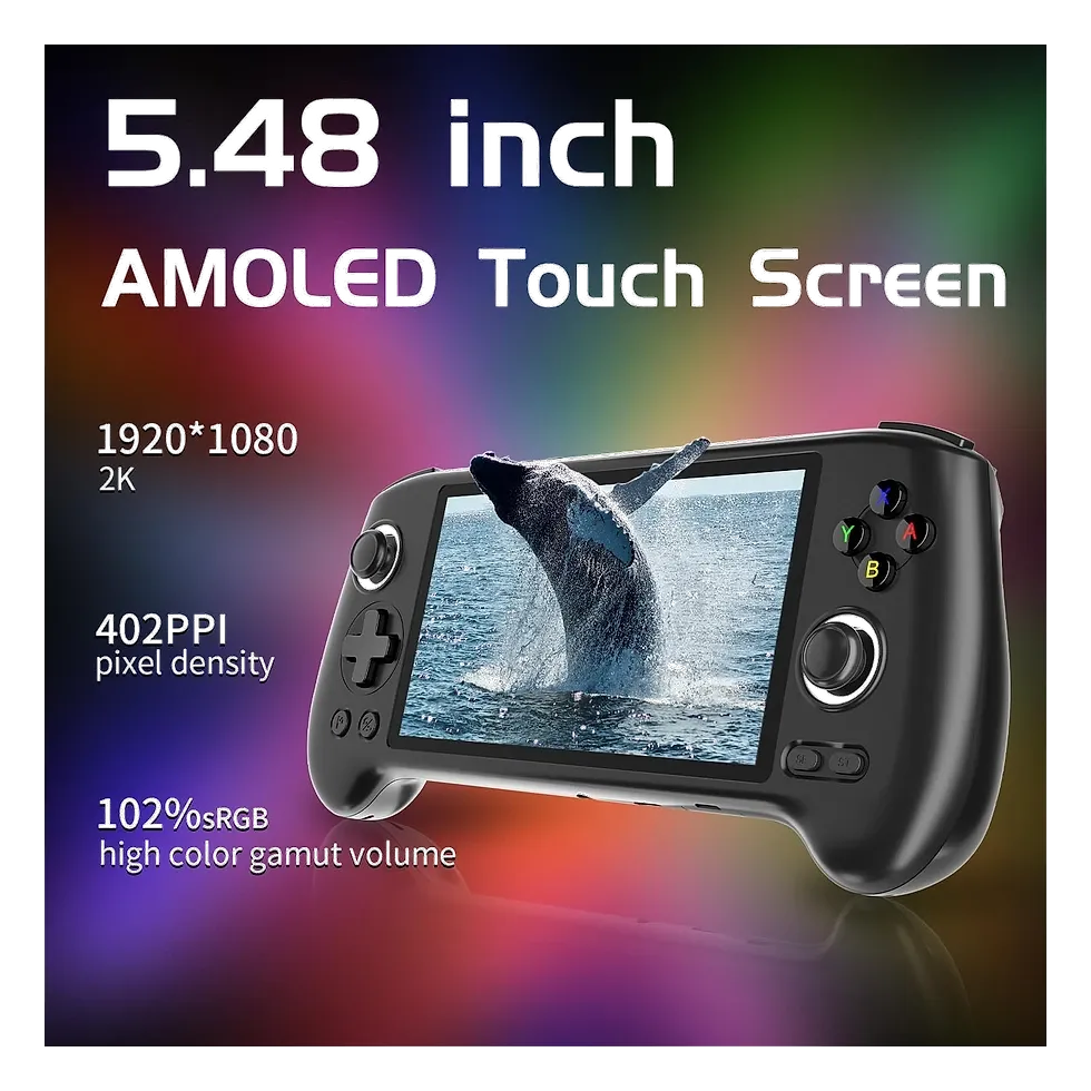 Anbernic RG556 com tela AMOLED de 5,48 polegadas em resolução Full HD