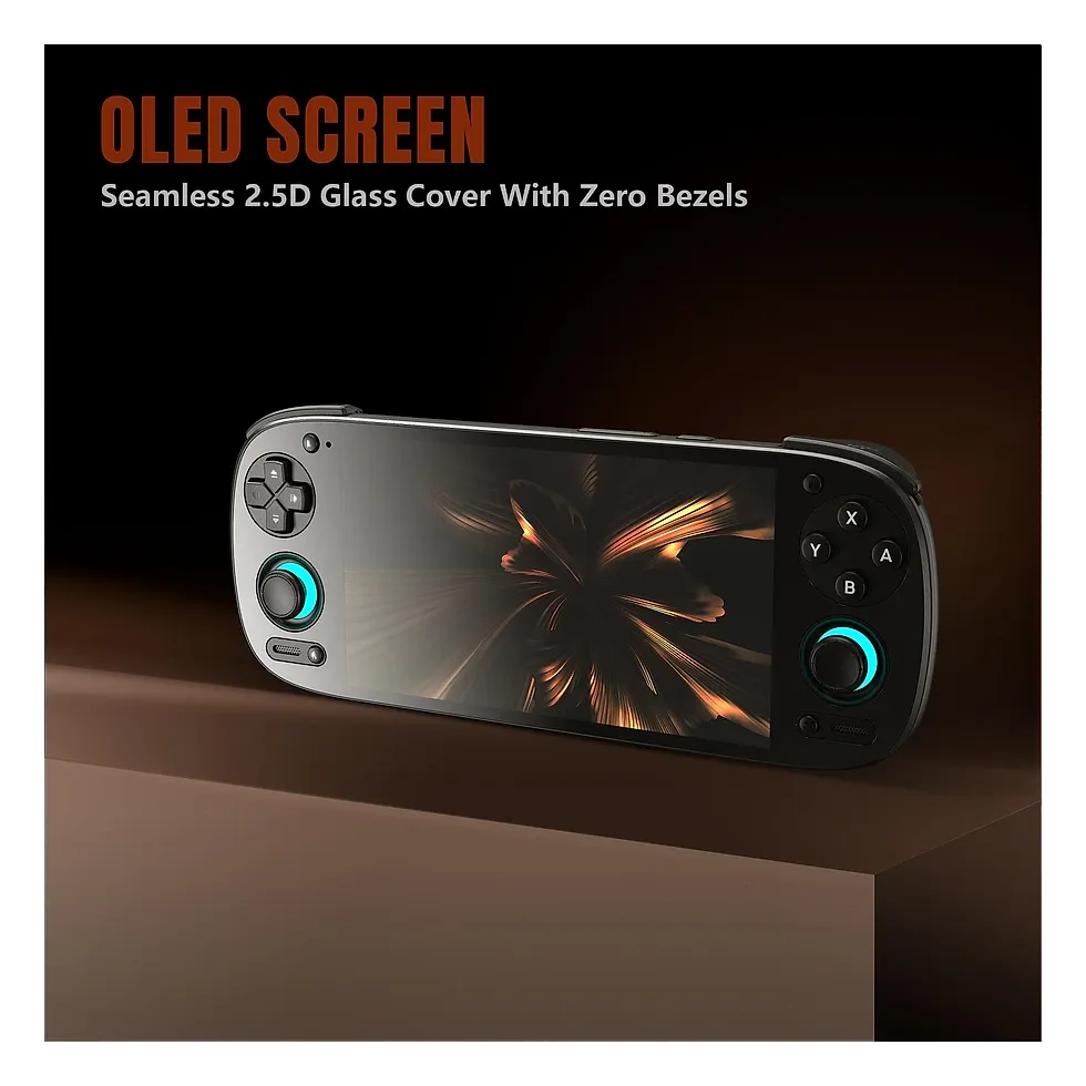 Retroid Pocket 5 com tela única AMOLED de 5,5 polegadas em formato widescreen