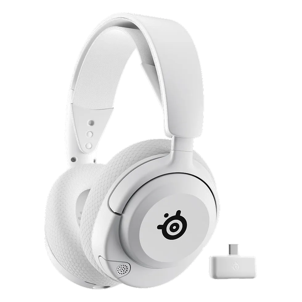 SteelSeries Arctis Nova 5 SteelSeries Arctis Nova 5 com headband elástico suspenso e almofadas AirWeave