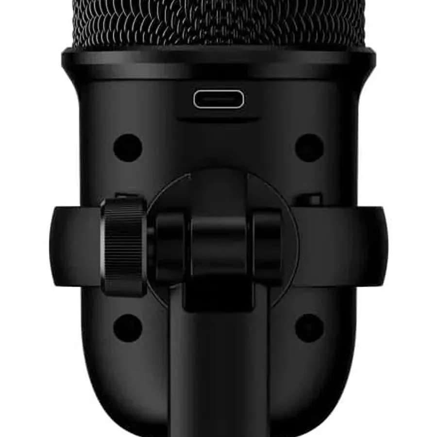 HyperX SoloCast microfone USB condensador compacto com suporte articulado e tap-to-mute