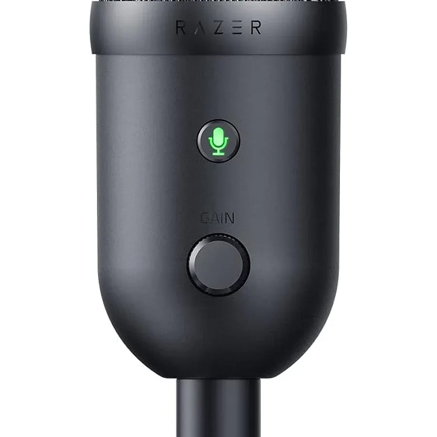 Razer Seiren V2 X microfone dinâmico USB com padrão supercardioide para streaming