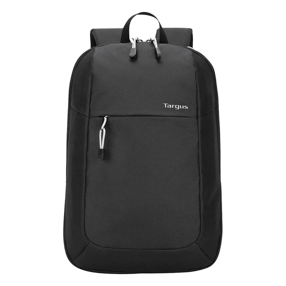 Mochila Targus Intellect Essentials TSB966 preta com compartimento acolchoado para notebook