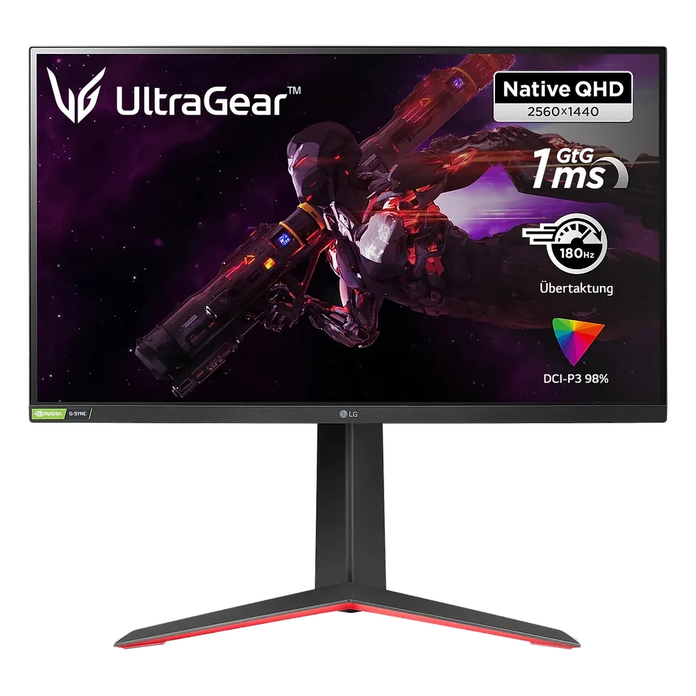 LG UltraGear 27GP850-B monitor gamer 27 polegadas QHD 1440p Nano IPS 165Hz com G-Sync e ajuste de altura