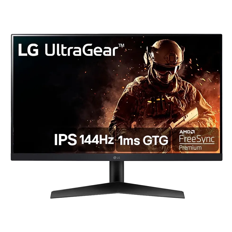 LG UltraGear 24GN60R monitor gamer 24 polegadas Full HD 144Hz painel IPS compatível G-Sync