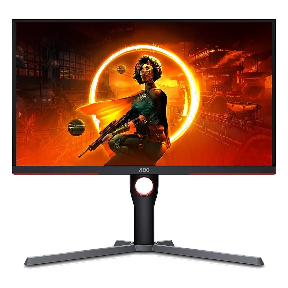 AOC Destiny 25G3ZM monitor gamer 24,5 polegadas Full HD 240Hz VA 0,5ms com FreeSync Premium e ajuste de altura