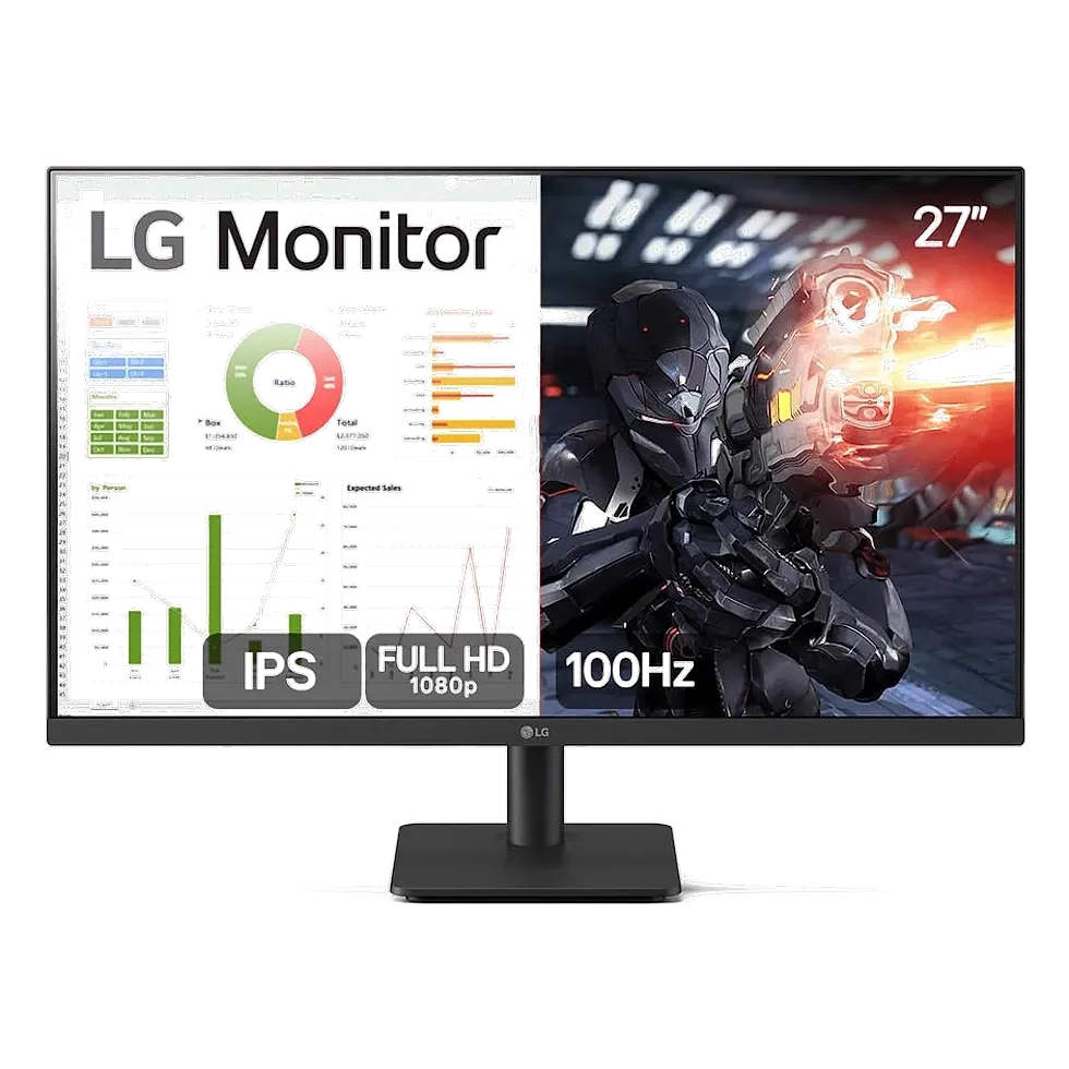 LG 27MS500 monitor 27 polegadas Full HD 100Hz painel IPS para uso misto