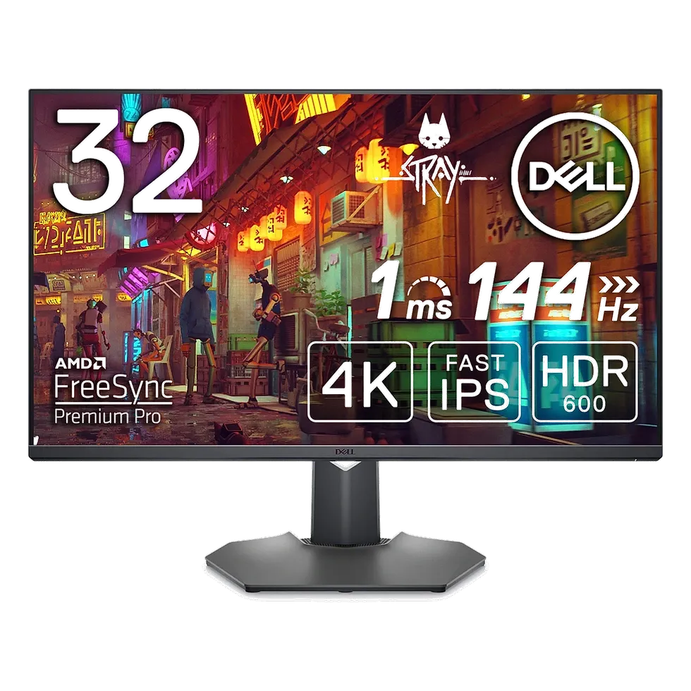 Dell G3223Q monitor gamer 32 polegadas 4K Fast IPS 144Hz HDR600 com ergonomia completa