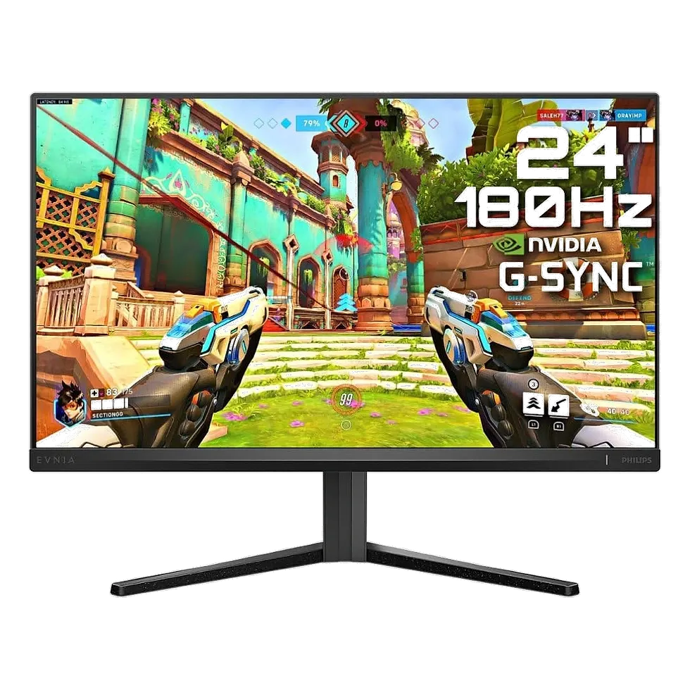 Philips Evnia monitor gamer 24 polegadas Full HD 180Hz painel IPS 0,5ms