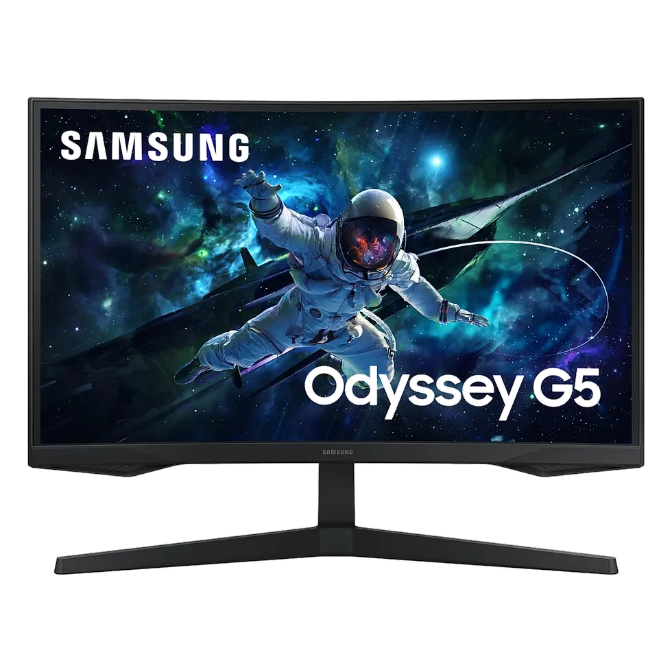 Samsung Odyssey G55C monitor gamer curvo 27 polegadas QHD 1000R 165Hz HDR10 FreeSync
