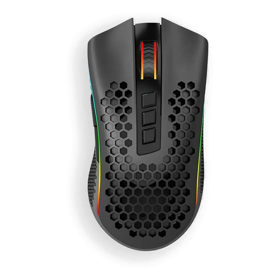 Redragon Storm Pro M808 mouse gamer leve com casca perfurada e RGB