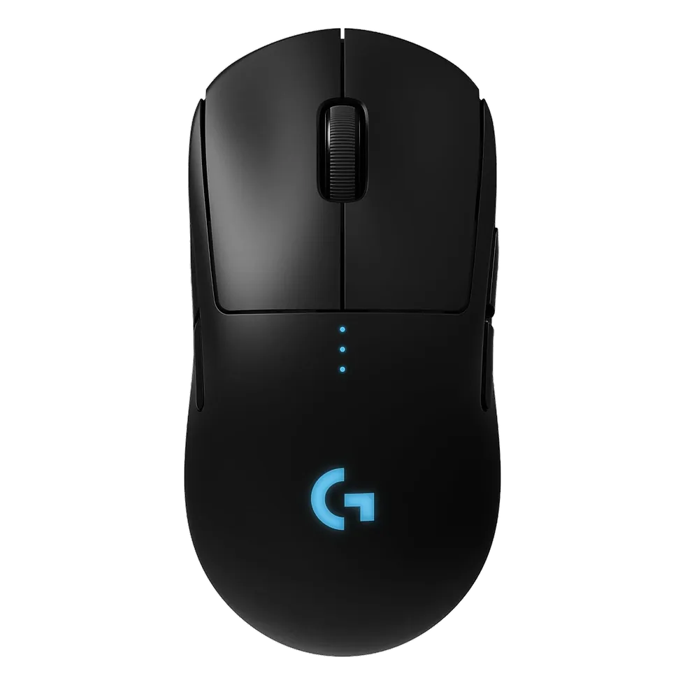 Logitech G Pro Wireless — mouse gamer sem fio ambidestro com sensor HERO 25K