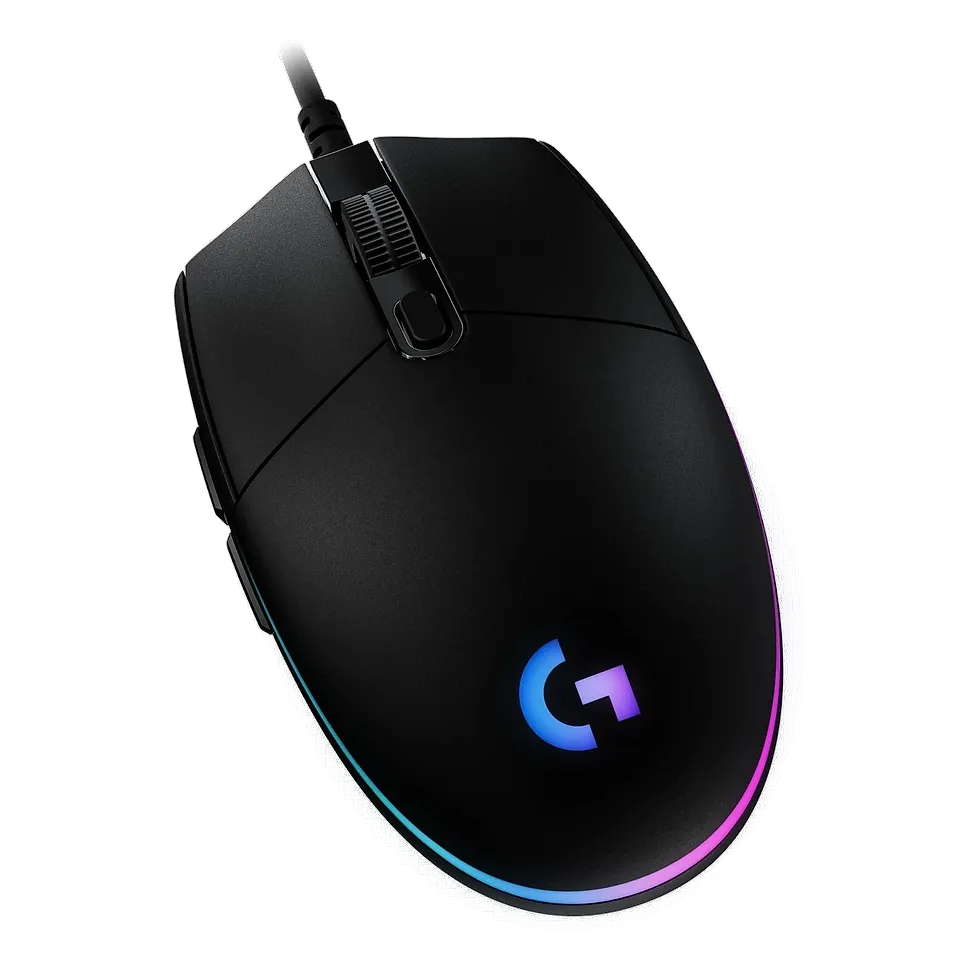 Logitech G203 LIGHTSYNC — mouse gamer com fio e RGB de entrada