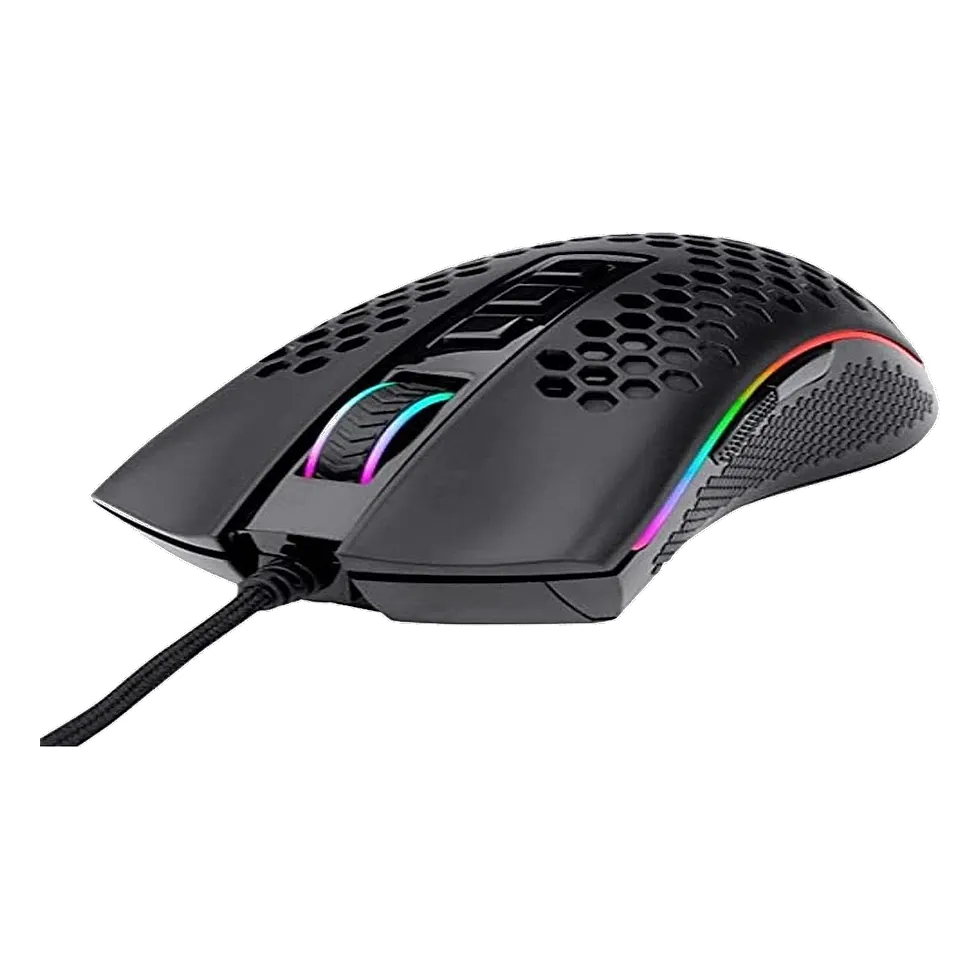 Redragon Storm M808 mouse gamer leve com corpo honeycomb e RGB