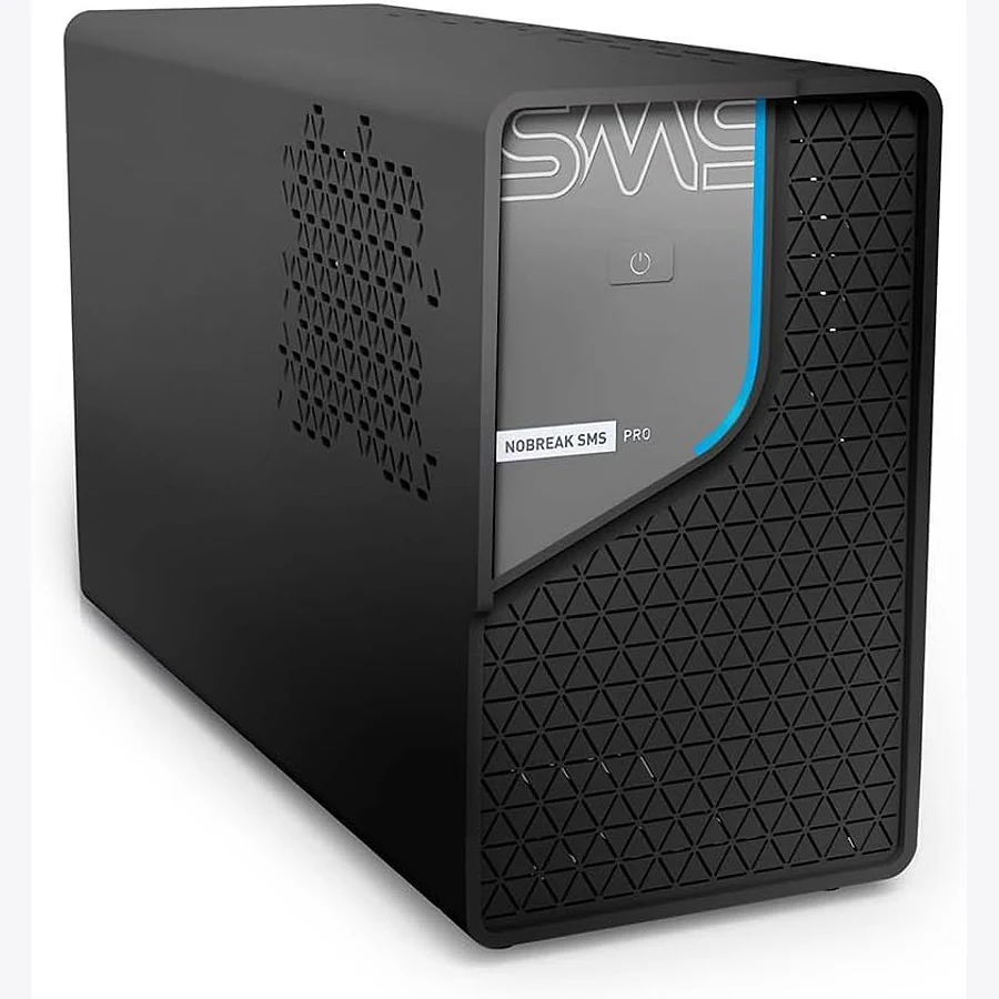 SMS Pro 1500VA nobreak com regulação MVR e porta USB para home office profissional