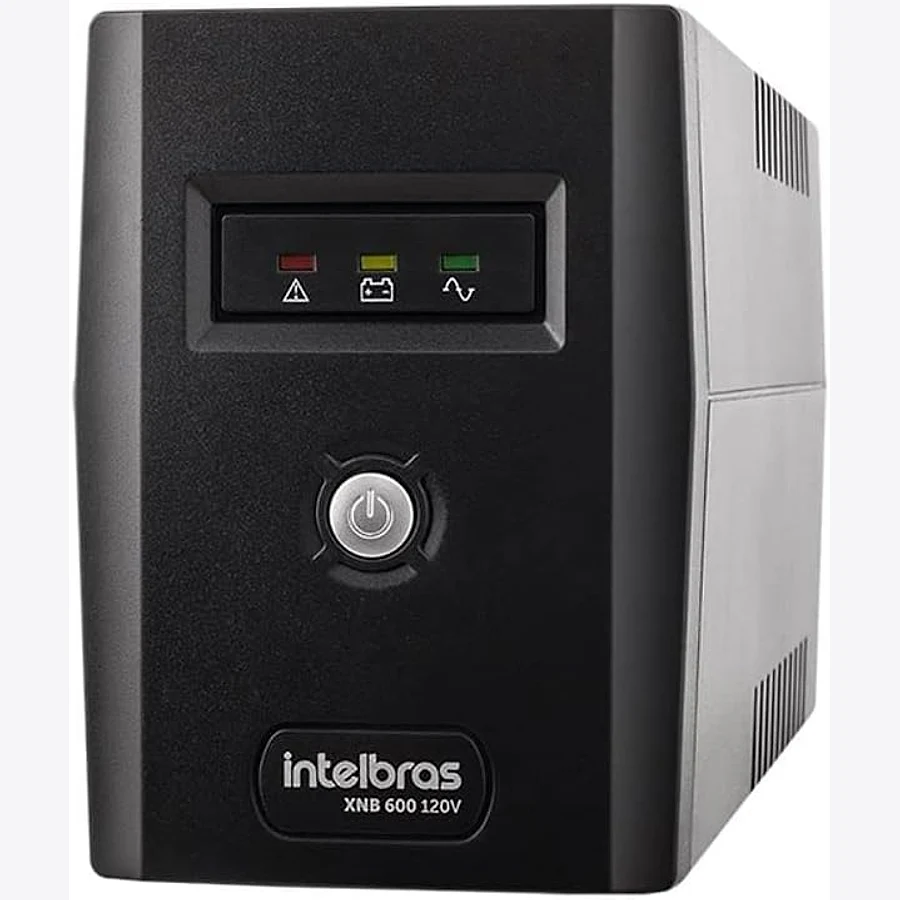 Nobreak Intelbras XNB 600VA compacto para roteador, modem e periféricos de home office