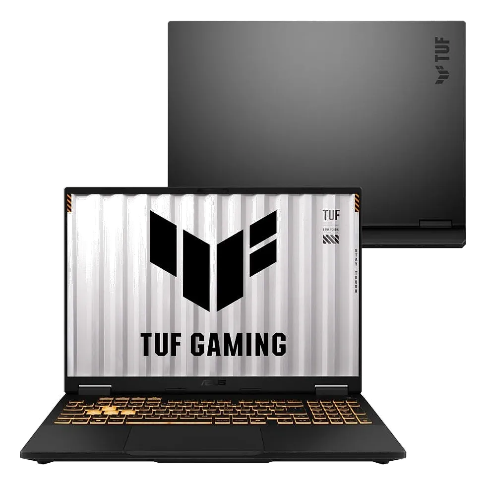 ASUS TUF F16 FX608JHR — 4º geração 50 com i7 ASUS TUF F16 FX608JHR — i7-14650HX com RTX 5050 geração 50
